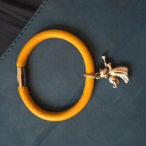 Brighton Collectibles Woodstock Bracelet & Angel Charm.